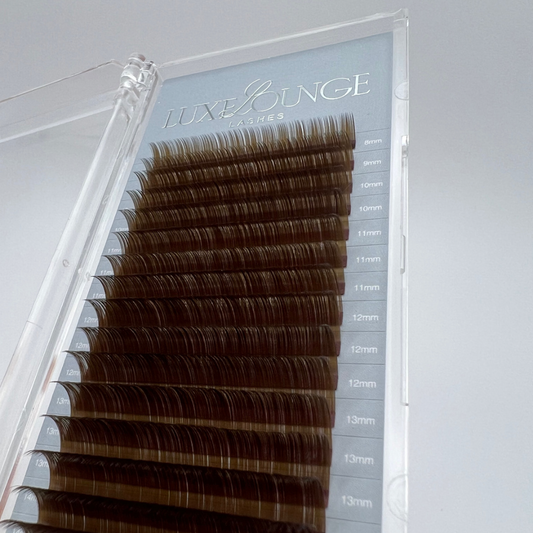 Mocha Brown 0.05 Volume lashes