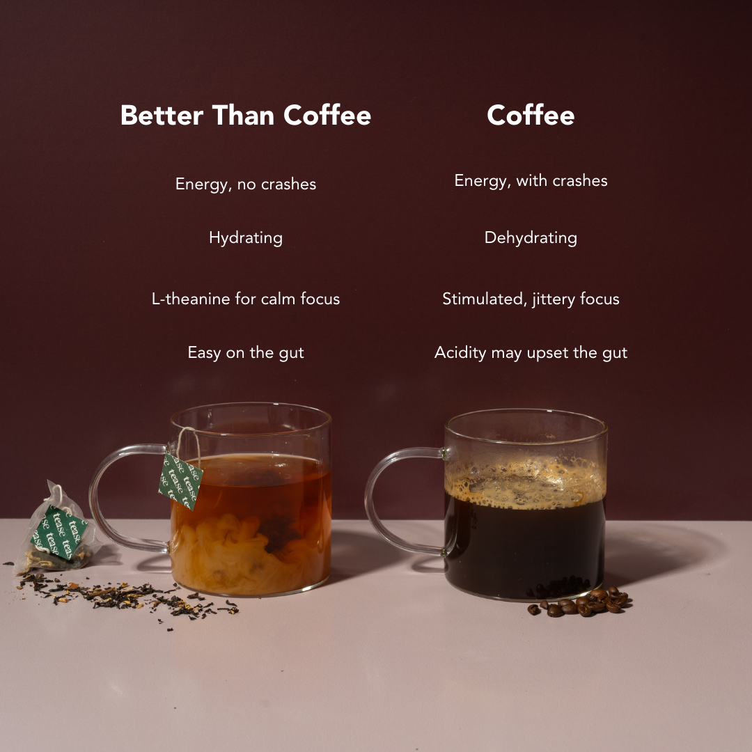 Better Than Coffee |  Energy Maple Vanilla Black Tea